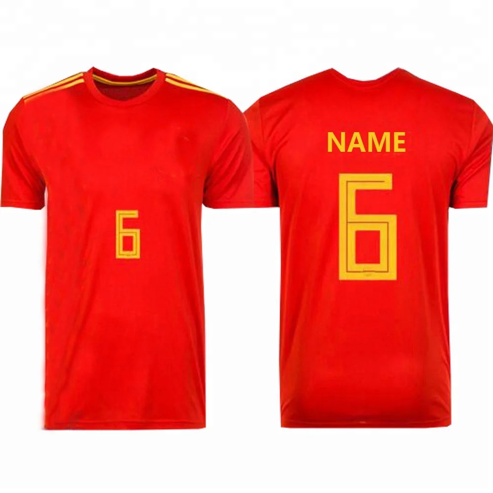 
 Оптовая продажа, индивидуальная Новинка 2018, популярная футбольная Джерси национальной команды, футбольная рубашка  