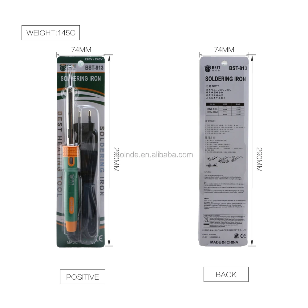 BEST 813 50w Precision Circuit Ceramic Heater element Gas Soldering Iron for Mobile Phone Repairing