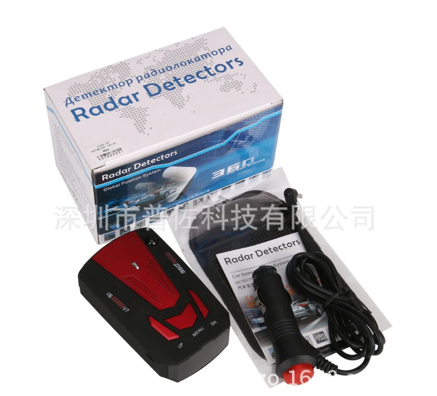 V7 Radar Detector Voice Alert & Car Speed Alarm System With 360 Degree