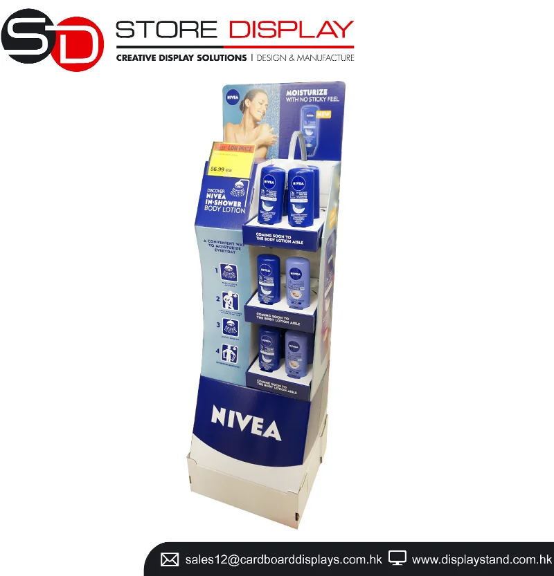 Luxury Customized Point Of Purchase Shampoo Cardboard Pos Display Rack For Nivea Buy Chocolate Point Of Purchase Cardboard Display Purchase Specification For Fruits Free Sample Purchase Order Of Garments Product On Alibaba Com