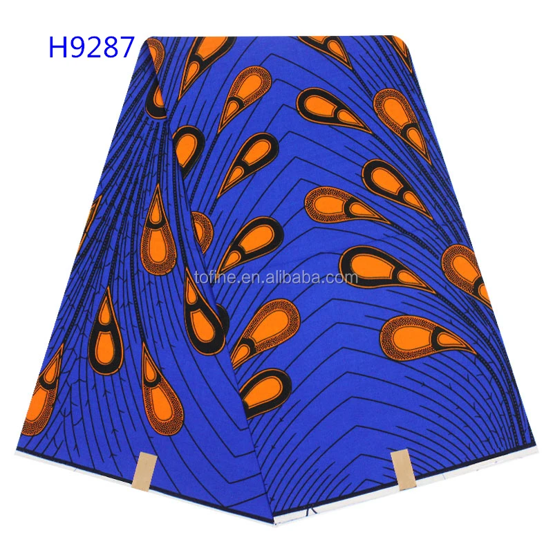 Высококачественная африканская восковая ткань с принтом мягкая голландская высокого качества