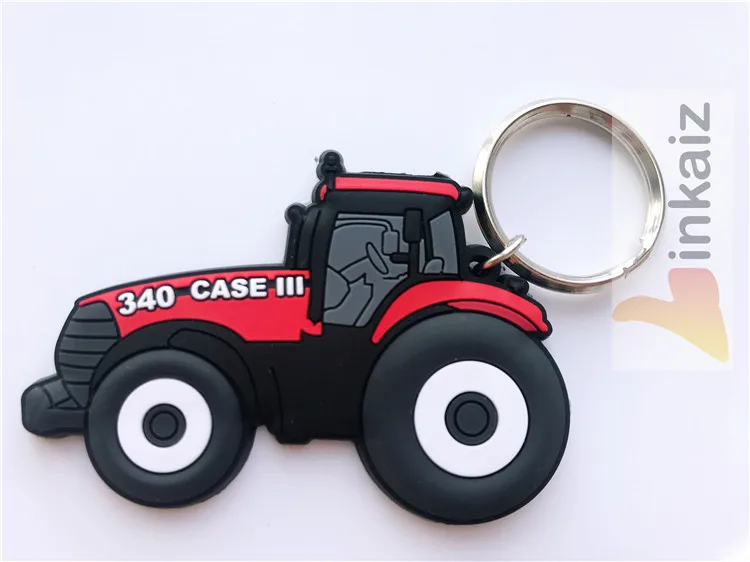 Tractor Keychain 2019 Factory New 3d Key Chain Fire Truck Tractor Forklift Keychain Cheap Price