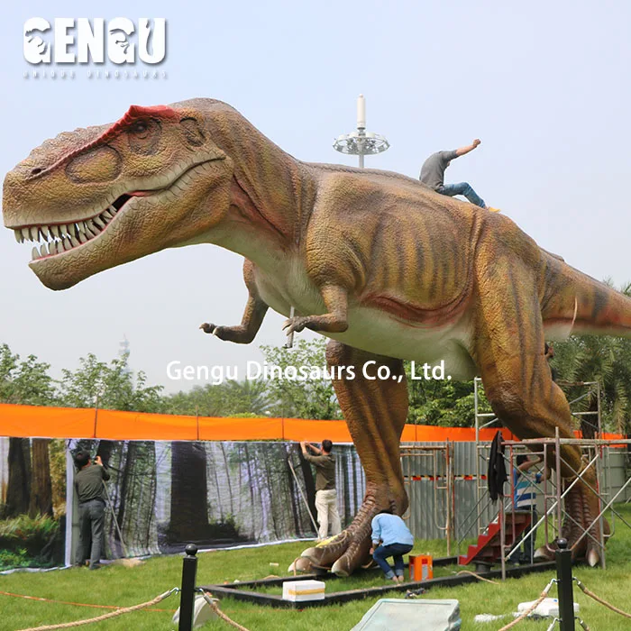 
 Привлекательный, анимационный, большой размер t-rex, парк динозавров  