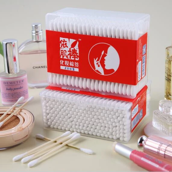 Wholesale 200pcs Disposable Ear Cleaner Bamboo Cotton Buds 100% Cotton Swab  - Buy Paper Cotton Swabs,Cosmetic Cotton Buds,Cotton Buds Product on  