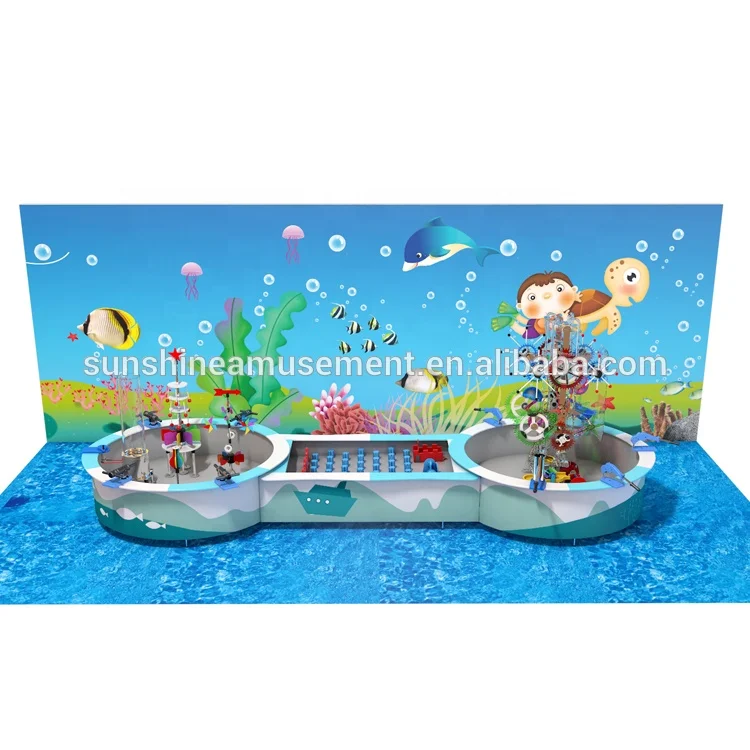 Water Play Game for Kids Water Table Amusement Equipment Attractive Indoor  Playground China Factory