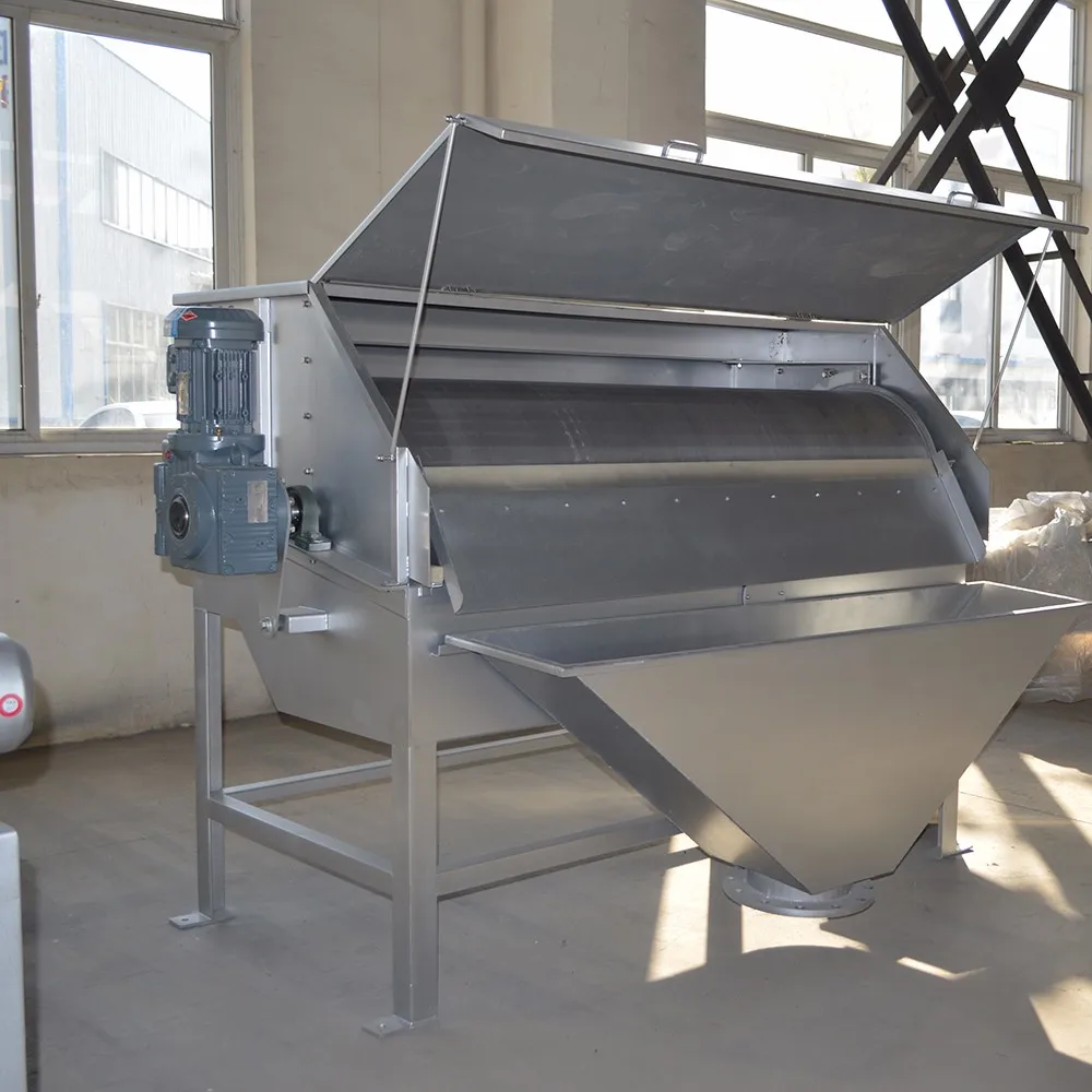WTP ETP STP Static Rotary Drum Filter Fine Screen