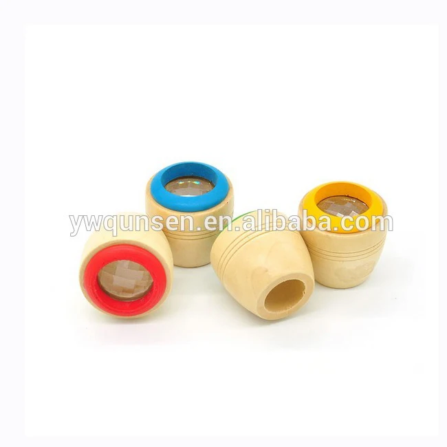 Оптовая продажа, высокое качество, индивидуальный дизайн, мини-игрушка, Деревянный калейдоскоп