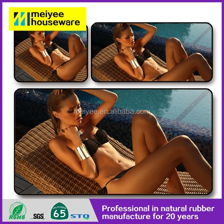 Meiyee Custom Print Large Size Gaming Waterproof Non slip Mousepad Rubber Material