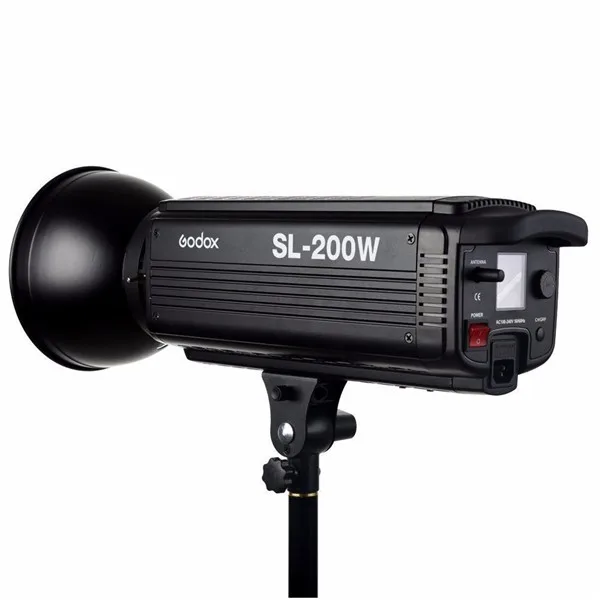 Godox SL200W II TLCI97 5600K CRI96 200Ws ビデオライトLEDランプ スタジオ撮影用のボーエンズマウントに適用  昼光バランス 8つのFXプリセットエフェクト