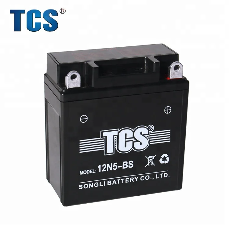 TCS SMF 12N5 мотоцикл свинцово-кислотный e-moto аккумуляторные батареи 12v 5ah аккумуляторная батарея