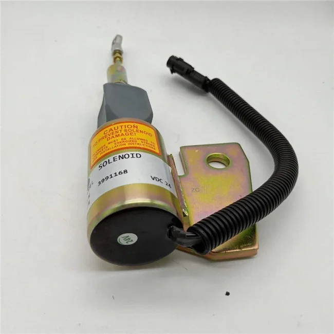 3991168 Fuel Shutoff Solenoid for R130 Excavator - Hyundai