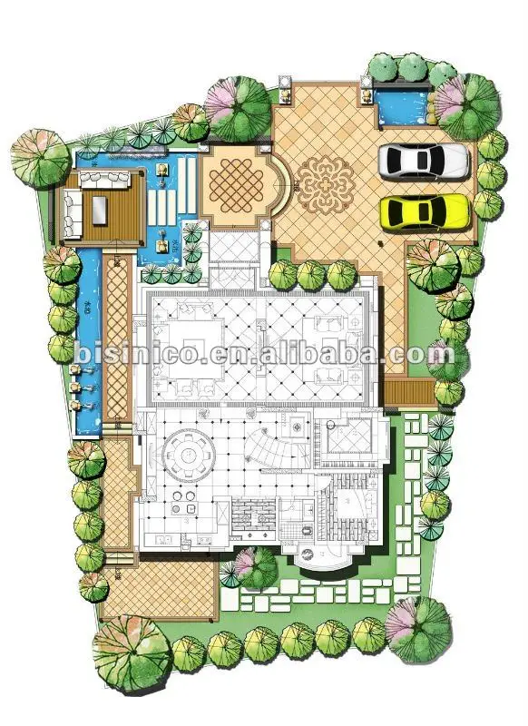 3D villa and landscape design,3D interior and exterior design,3D rendering