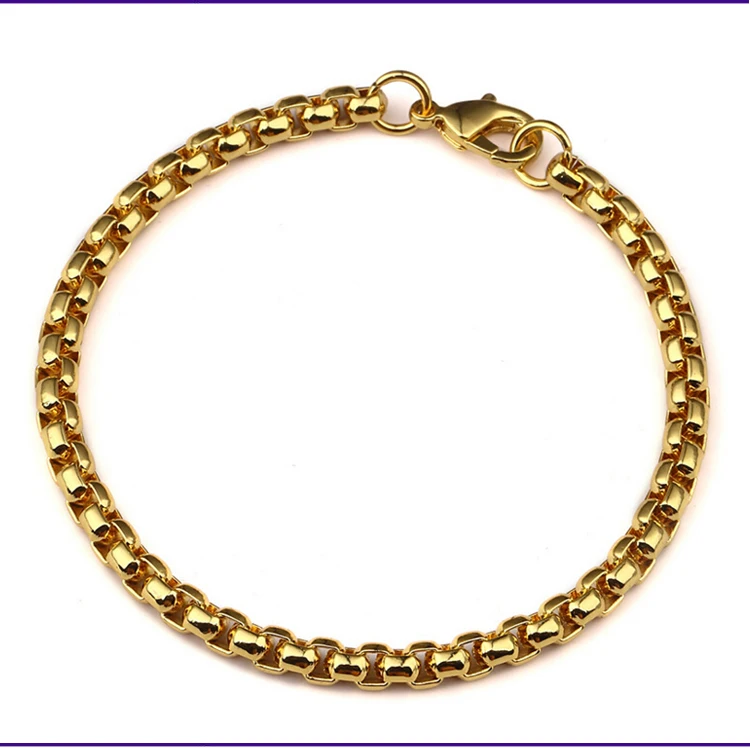 Fashion Hiphop Box Chain Bracelet For 