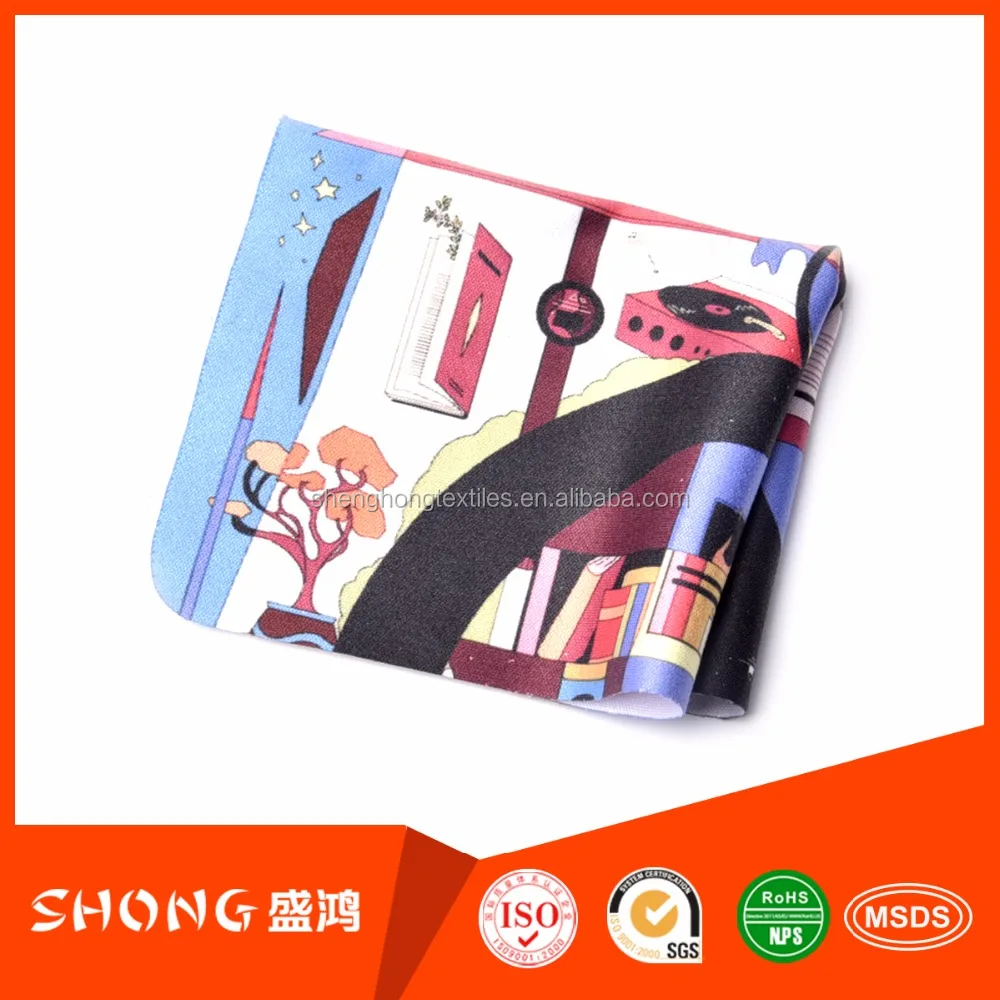 
 Салфетка для очистки очков с сублимационной печатью/салфетка для очистки стекла  