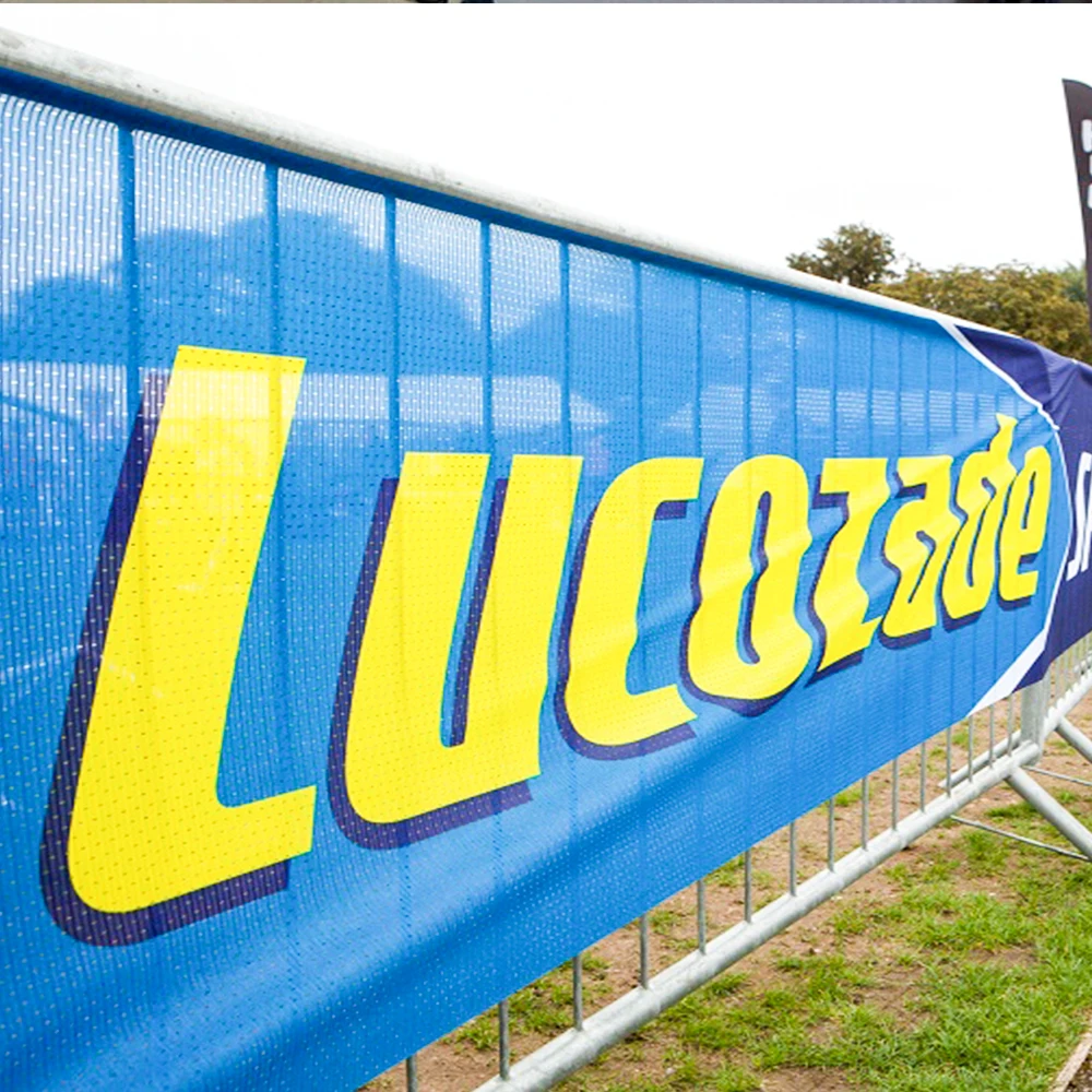 Grand Large Format Custom Mesh Advertising Fence Banner Factory Price Promotional Flags & Banners