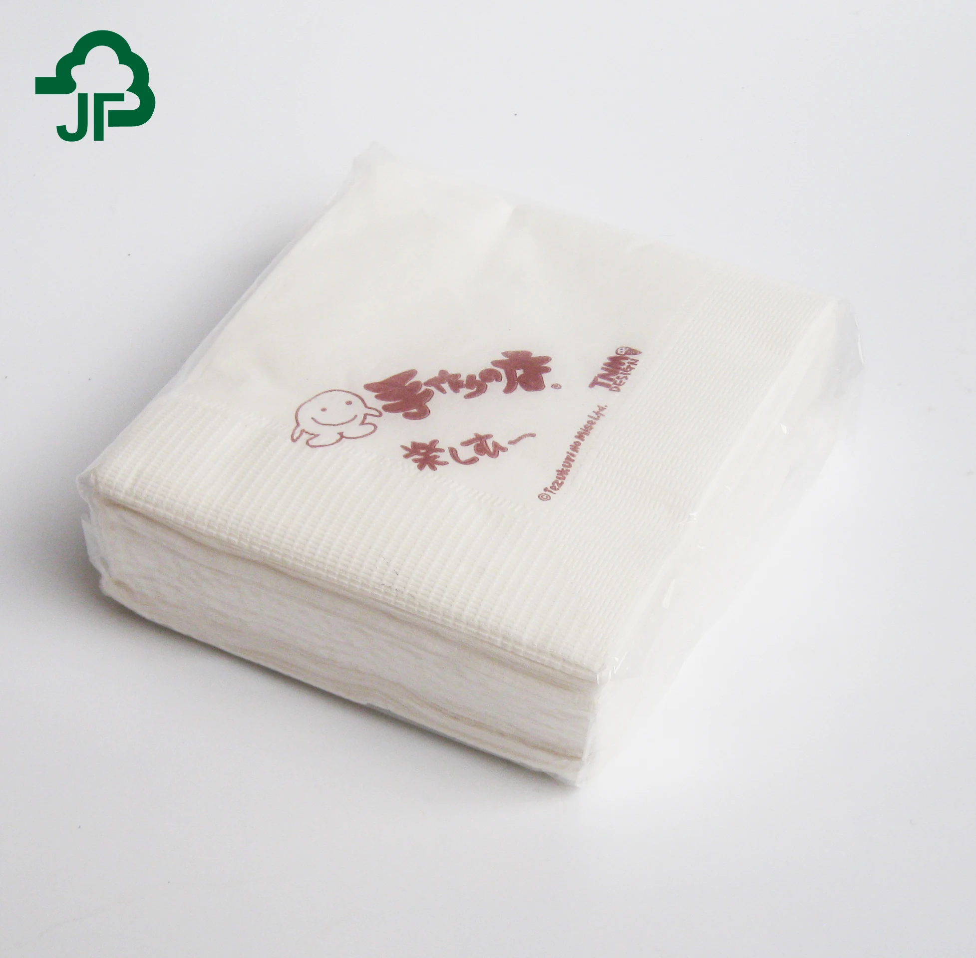 Семейная бумажная салфетка с напечатанным логотипом