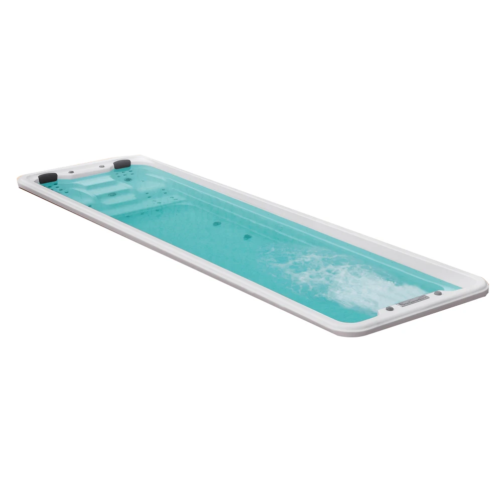 Modern Korean Style Hanse Acrylic Swim Spa Pool Balboa Control System Eco-Friendly Filter Massage Home Leisure Relaxation