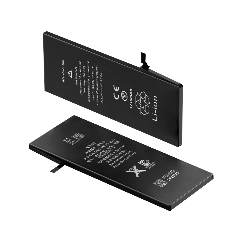 Новый продукт, батарея для сотового телефона 6S akku 1715mah, батарея для мобильного телефона