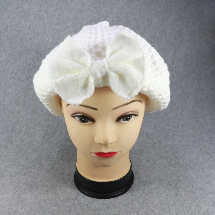 HZM-16285 низкая цена индивидуальный логотип мягкий корейский Стильный цветочный берет с