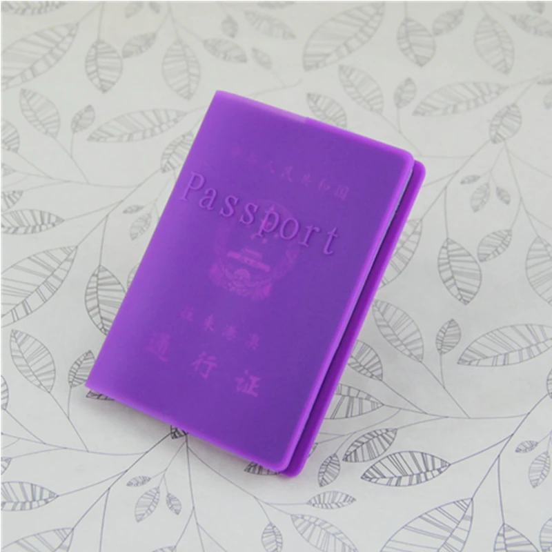 Wholesale Custom Made Silicone Travel Business Passport Holder Covers Case