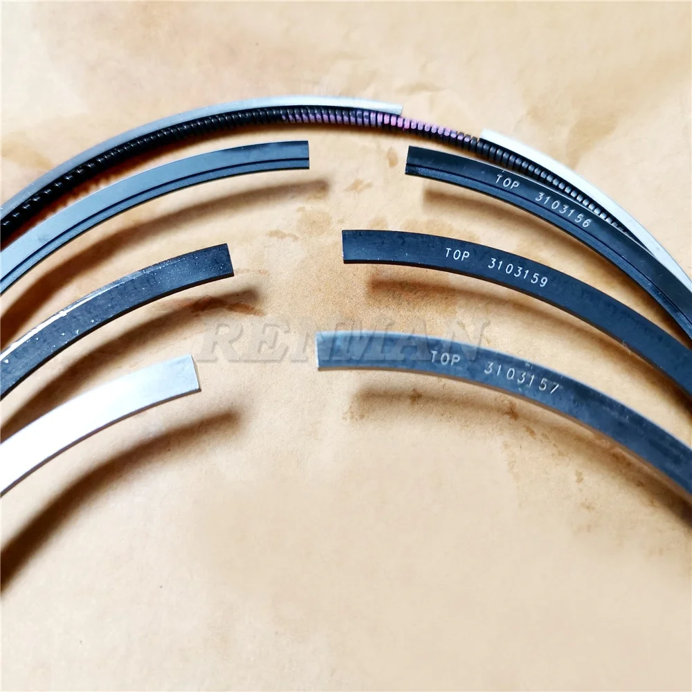 Pistone Anelli Set Per Cummins NT855 NTA855 3803471 3801755 - Foto 11