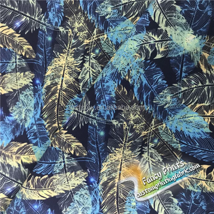 Шифоновая ткань из 100% полиэстера с принтом на заказ, шифоновая ткань из полиэстера