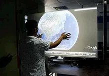 50 inch Interactive multi touch foil film dual touch screen foil for store displays and touch kiosk