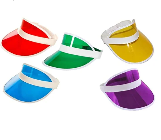 neon golf visors