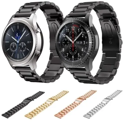Pulsera De Correa De Reloj De Acero Inoxidable Para Samsung Gear S3 Classic - Buy Acero Inoxidable Para Samsung Gear S3,Brazalete Para Reloj 22, Pulsera De Reloj Para Samsung Gear S3 Product