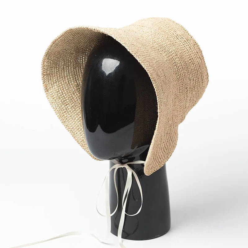 2018 Verano Mujer Plegable Calidad Rafia De Paja Sombrero Sombreros - Buy Sombrero De De Para Mujer,Sombrero De Paja Product on