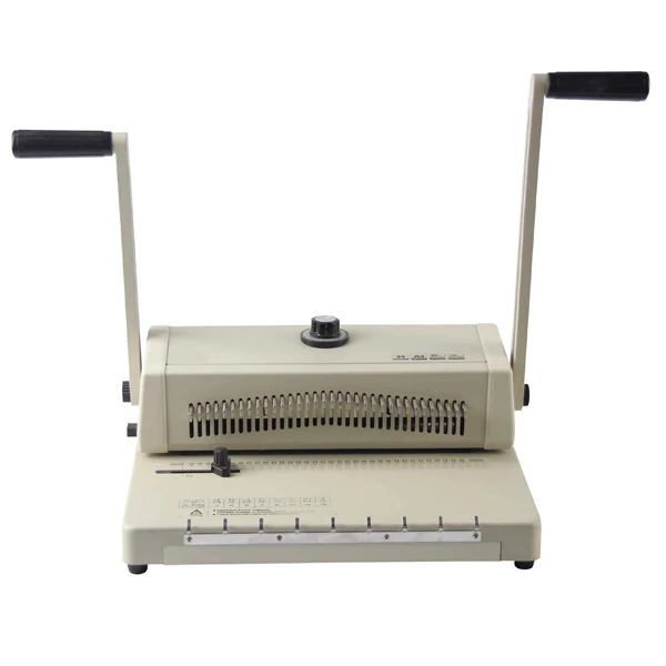 Easy for Bind F4 Size Heavy Duty 40 Holes Metal Wire Punching Binding Machine W25A