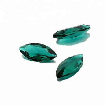 Hydro quartz glass green gemstones