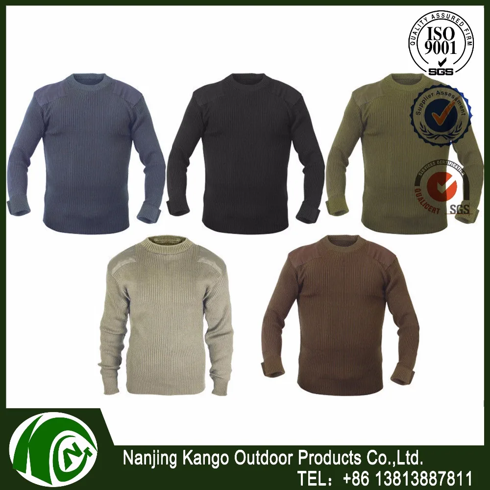 military style jumper pullover