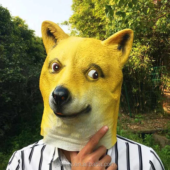 Custom Plastic Animal Face Mask,High Quality Vinyl Full Face Animal Mask,3d  Funny Dog Mask - Buy Animal Face Mask,Full Face Animal Mask,Funny Dog Ma  Product on 
