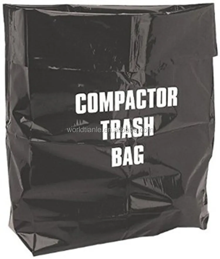 Custom Poly Compactor Bags, Custom Trash Bags