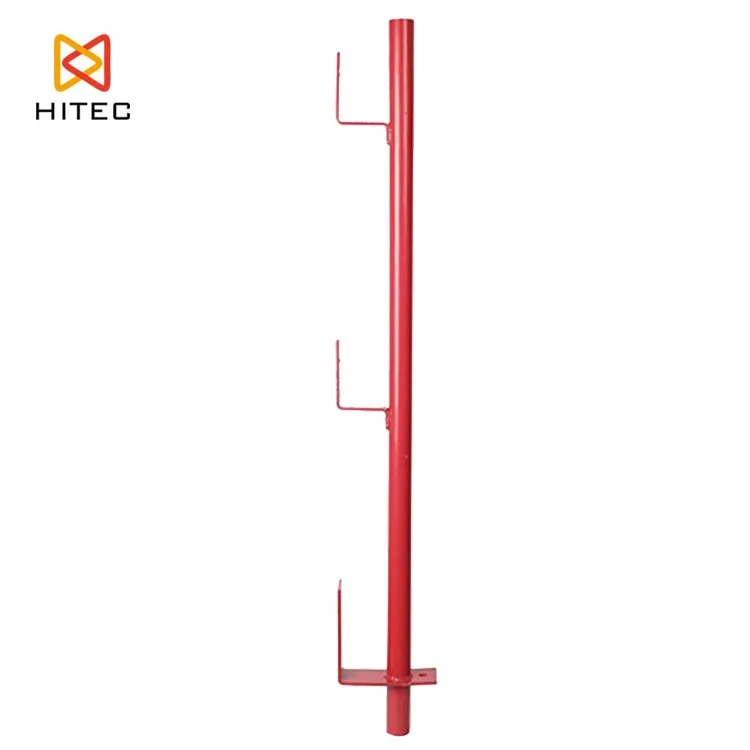 Scaffolding Parts Used Second Hand square Tube Adjustable Steel Guardrail Post Handrail for Sale