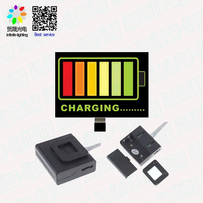 
 Эквалайзер со звуковой активацией, светящаяся панель el для футболки  