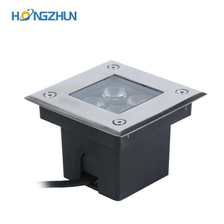 Наружный IP67 водонепроницаемый алюминиевый круглый из нержавеющей стали RGB 4 Вт 6 Вт 9 Вт 12 Вт 15 Вт светодиодный подземный светильник