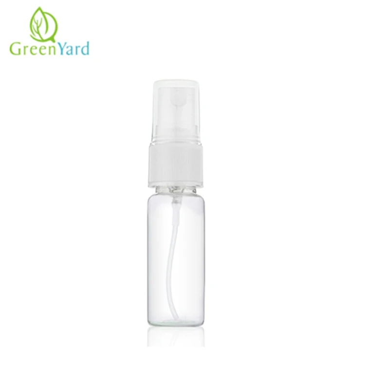 Mini Plastic Transparent Small Empty Spray Bottle for Make up and Skin Care Refillable Random Color Travel Use