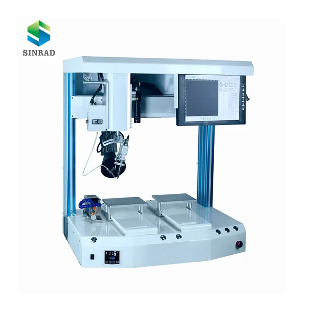 Soldering Machine Robot 12inch Screen PC Automatic Soldering Machine Support Customized Function With Good Quality