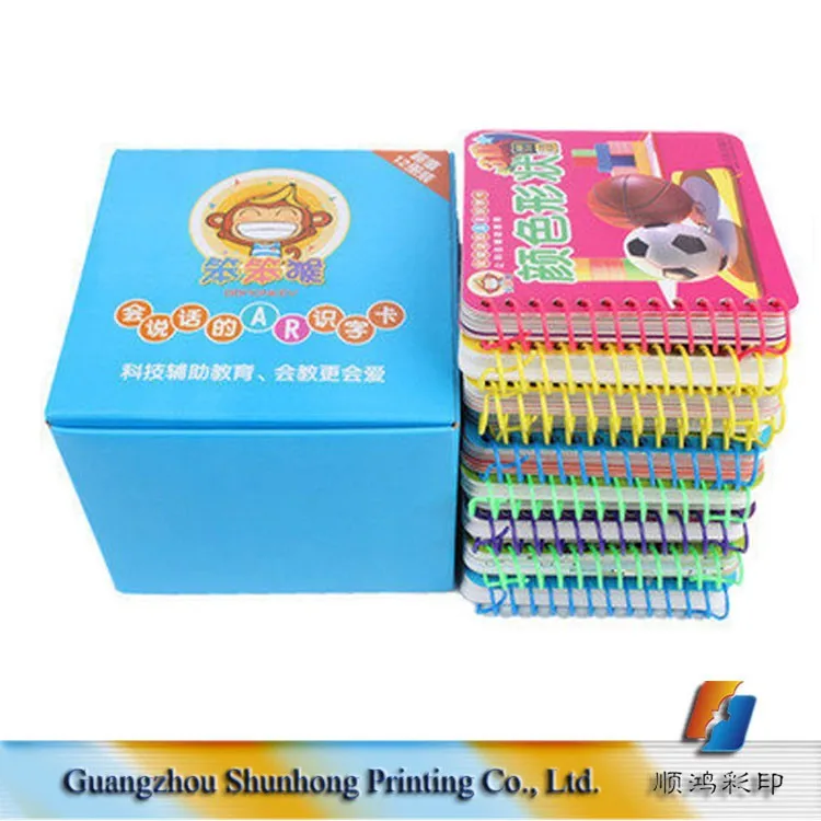 Фабрика в Гуанчжоу, дешевая индивидуальная детская спиральная переплетная доска, детская доска, книга, оптовая продажа