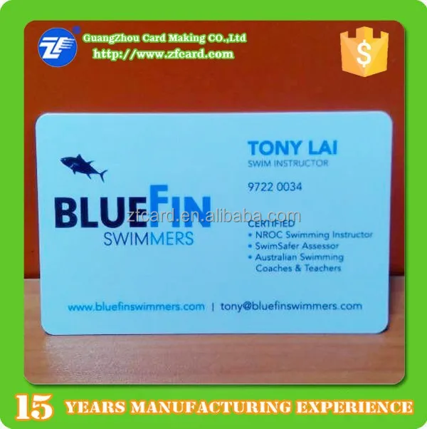 Cmyk печать пластиковая бизнес RFID смарт-карты
