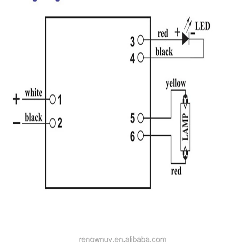 
 Источник питания постоянного тока 4 ~ 18 Вт 12 В для лампы TUV11W  
