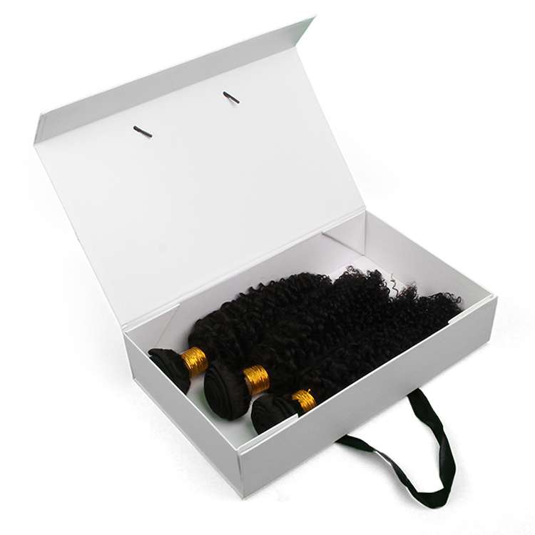 Оптовая продажа, частная торговая марка, Подарочная коробка для плетения натуральных волос, индивидуальный удлинитель, упаковка для париков, коробка для волос