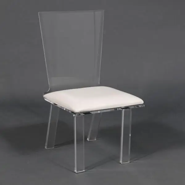 small clear chair