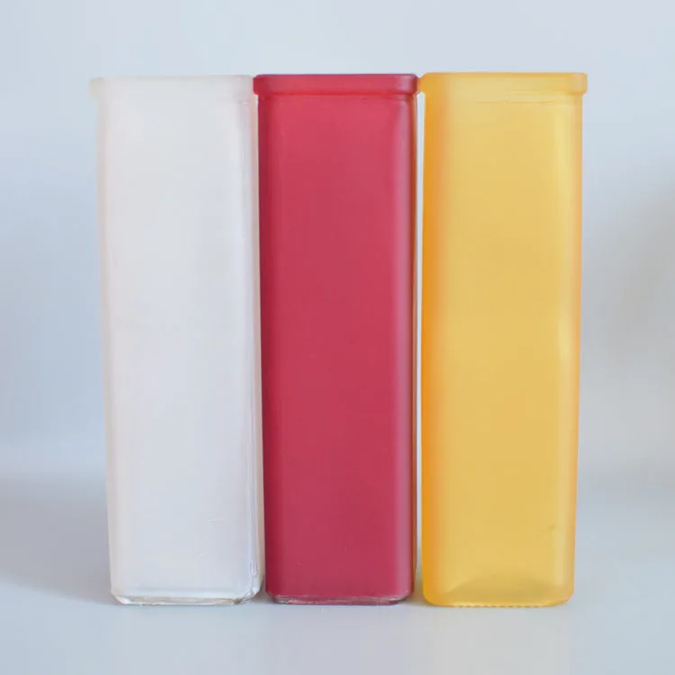 喷涂磨砂颜色高直方形玻璃花瓶用于花卉装饰 Buy 方形玻璃花瓶 玻璃花瓶 花卉玻璃花瓶product On Alibaba Com