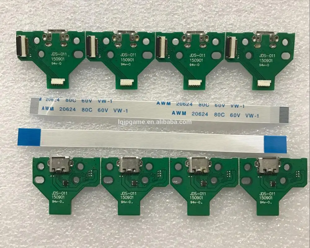 12-Pin Flex Ribbon Cable With Power Button/Charging Board For PS4 Controller – Replacement Part