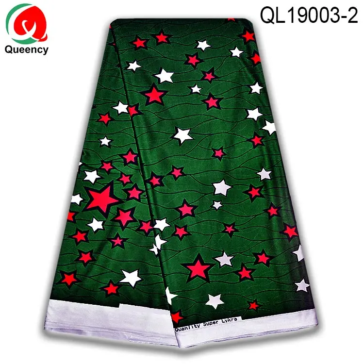 
Красивая африканская лайкра Queency оптом 