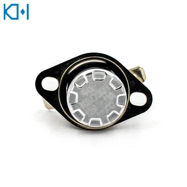 KH Rice Cooker Thermostat Temperature Controller Bimetal Thermostat KSD301Electrical Breaker Circuit Overload Protector Parts