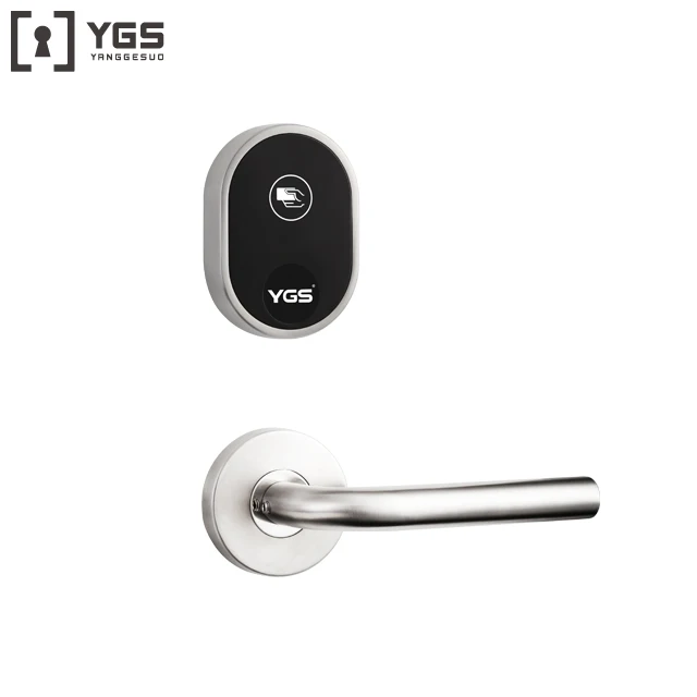 YGS Stainless Steel Split Smart Rfid Electronic Intelligence Digital Hotel Key Card Door Lock